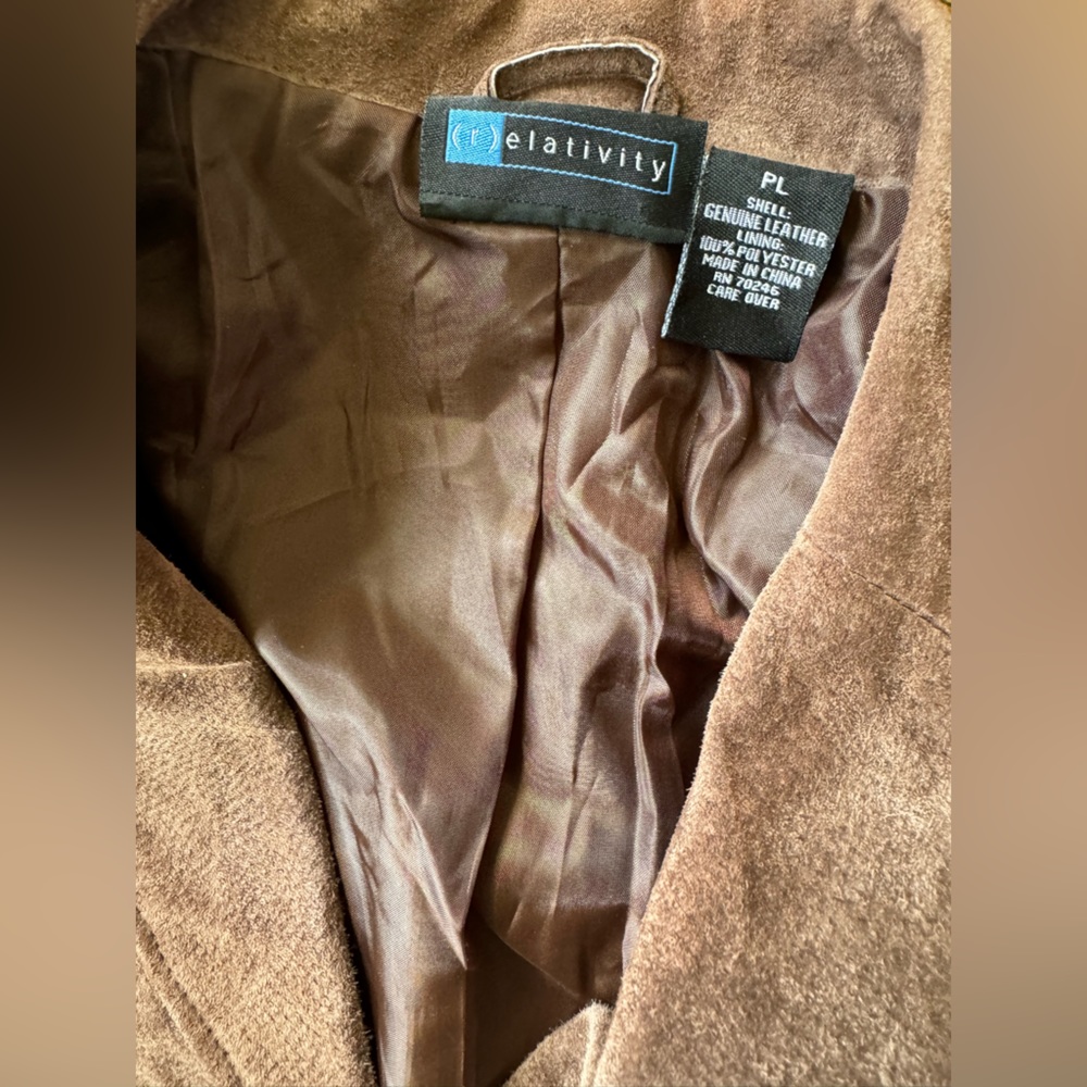 Relatively PL Women’s Suede‎ Jacket - Picture 3 of 4